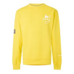 Money Mens Copyright Crew Neck Sweatshirt / Yellow